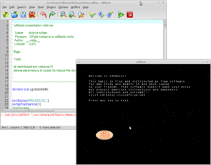 BASIC interpreter for game development