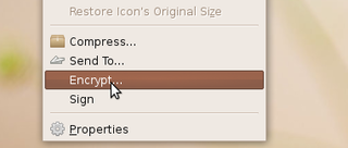 seahorse plugins and utilities for encryption in GNOME