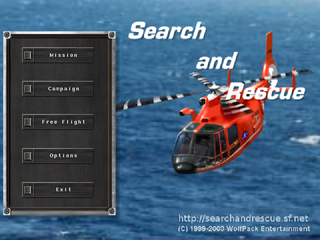 fly aircraft to search (for) and rescue people in distress