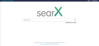 A searx instance running at https://searx.prvcy.eu