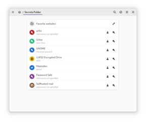 Manage your passwords