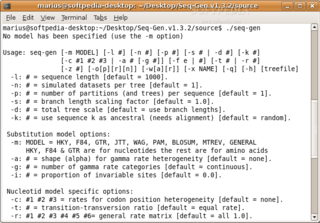 simulate the evolution of nucleotide or amino acid sequences