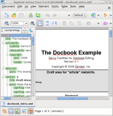 Graphical XML editor