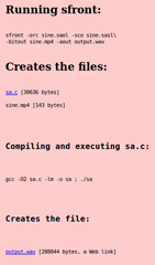 MPEG 4 Structured Audio decoder