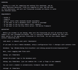tool to store file checksums in extended attributes, and work with them