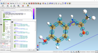 Bond Oriented Deformation Density (BODD) on a structure of Paracetamol