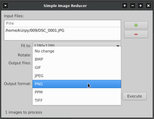 GTK application to easily reduce and rotate images