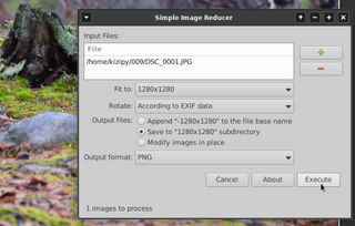 GTK application to easily reduce and rotate images
