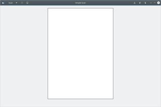 Simple-Scan main window (Debian Unstable with gtk3-engines-breeze)