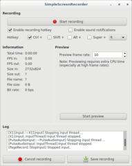 Make videos with Simple Screen Recorder