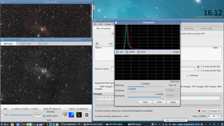 Histogram Transformation in Siril