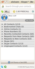 VOIP and instant messaging client