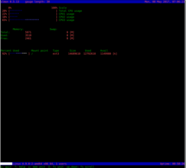 A simple S-Lang based system performance monitor