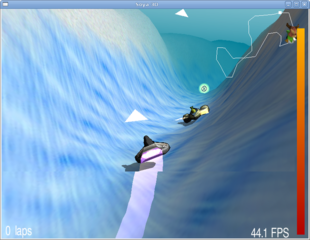 3D racing and car-crashing game