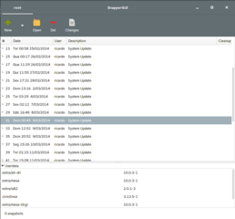 graphical user interface for snapper