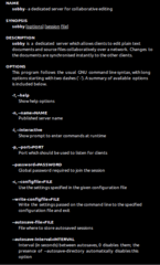 a dedicated server for collaborative editing