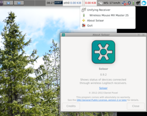 Logitech Unifying Receiver peripherals manager for Linux