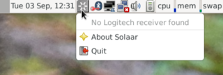 after press left or right key - view receiver - off