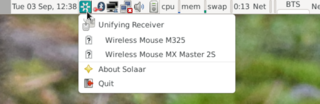 push receiver - on, but mice - off