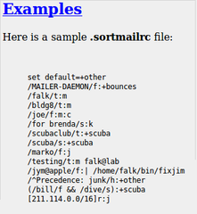 simple mail sorter
