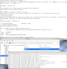 sosreport -a (Set all boolean options to True for all enabled plug-ins3)