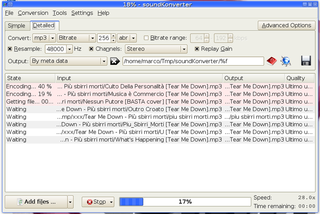 audio converter frontend for KDE