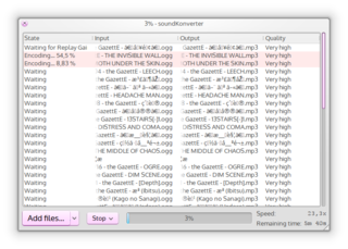 audio converter frontend for KDE