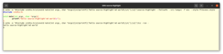 convert source code to syntax highlighted document