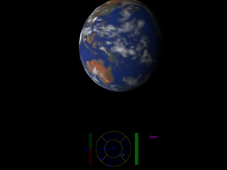A 3D space combat simulator