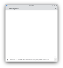 SMS/MMS application for Plasma Mobile