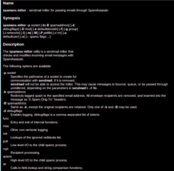milter for filtering mail through spamassassin