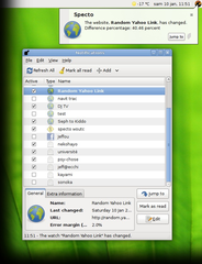 Unobtrusive update notification program