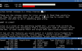 ncurses tool to test, train, and increase typing speed