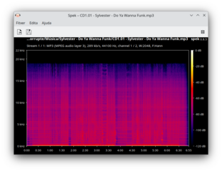 acoustic spectrum analyser