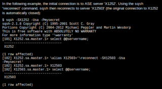 commandline SQL client for MS SQL and Sybase servers