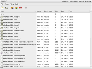 modern and advanced archive manager for Xfce