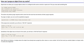 Full featured Web Proxy cache (HTTP proxy) - cache management utility