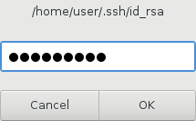 interactive X program to prompt users for a passphrase for ssh-add