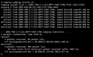 check your multicast connectivity