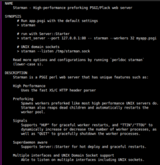high-performance preforking PSGI/Plack web server