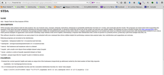 simple tools for data analysis (stda)