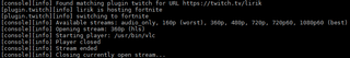 streamlink running