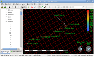 sophisticated cave survey viewer for Survex