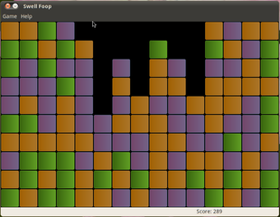 Colored ball puzzle game