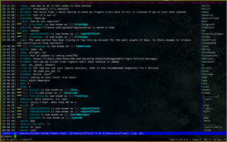 Curses ICB and IRC client