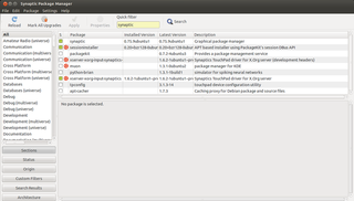 Synaptic main window