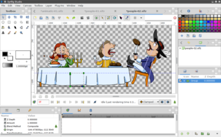 vector-based 2D animation package (graphical user interface)
