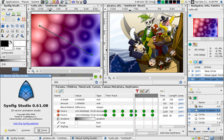 vector-based 2D animation package (graphical user interface)