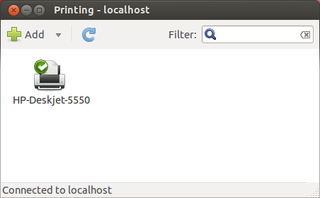 Printer configuration GUI