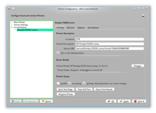 printer configuration utility